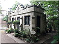 View of the John Gay Conservation Centre in Highgate West Cemetery