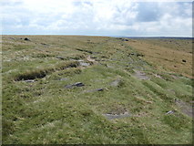 SD9724 : View south from Stoodley Pike monument by Christine Johnstone