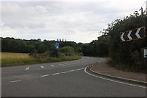 TQ8594 : Lower Road at the junction of Greensward Lane by David Howard