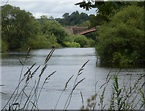 SO7679 : Victoria Bridge and the River Severn by Mat Fascione