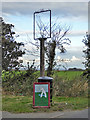 Demounted inn sign, The Cricketers, Bradwell