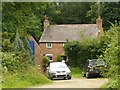 SK6853 : Bath Cottage and barn, Westhorpe by Alan Murray-Rust