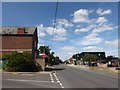 Junction of De Vere Lane with the B1028