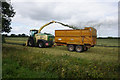 SE7640 : Collecting silage north of Breckstreet Lane by Ian S
