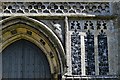 Laxfield, All Saints Church: Tower west doorway detail