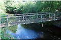 Disused footbridge by Marsh House Farm Lane