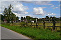 Fence and field beside Blackhouse Lane