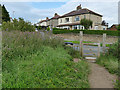 Gate from Yeadon Banks onto Haw Lane