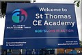 St Thomas CE Academy signs 0004