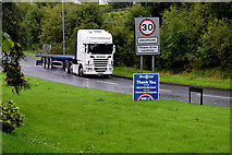 H3462 : 30mph sign, Tummery Road, Dromore by Kenneth  Allen