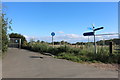 Paths at the end of Griston Road, Watton