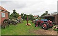 Old tractors at rest