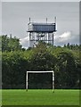 Recreation ground view to Askern Water Tower