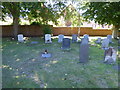 Part of the churchyard at St Mary