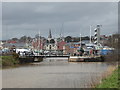 SX9291 : The entrance to Exeter Canal Basin by Chris Allen