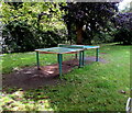 Outdoor table tennis table, Whitchurch