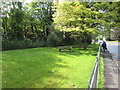 Grassy recreation area in Whitchurch, Herefordshire