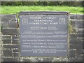 Ffordd Gyswllt / Connecting Road plaque, Llandudno