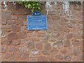 Plaque on wall of Crowpill Coal yard, Bridgwater