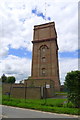 TF4604 : Water tower at Friday Bridge pumping station by Tim Heaton