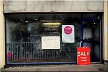 H4572 : Pop-up shop, High Street, Omagh by Kenneth  Allen