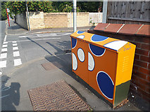 SE2535 : Utility cabinet with circle patterns by Stephen Craven