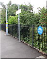 HST cycle loading point sign, Stonehouse station