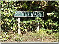 TG1219 : Ketts Lane sign by Geographer