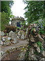 Bicton Park Gardens - shell house and fernery