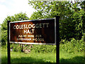 Colesloggett  Halt