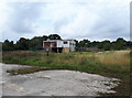 Derelict building in Sewage Works near Alvescot