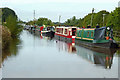 Moorings near Nantwich in Cheshire