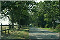 Manley Road running past Manley Mere