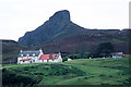 NM4784 : Farmhouse at Galmisdale, Isle of Eigg by Julian Paren