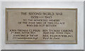 TL8066 : Risby St. Giles' church WW2 War Memorial by Adrian S Pye