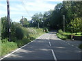 A525 Audlem Road entering Woore
