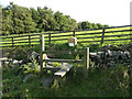 Stile on a footpath at Netherwood Lane, Marsden