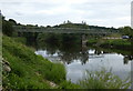 SO7680 : Footbridge across the River Severn at Upper Arley by Mat Fascione
