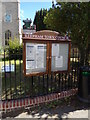 TG1022 : Reepham Town Notice Board by Geographer