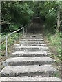 Steep steps on Baden Hill