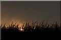 Sunset between thunderstorms, Grange Lane, Ashton Hayes