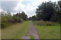 Path leading away from The Angel Of The North