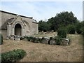 Grave slabs in St Mary