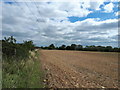 SP2909 : Stubble field near the A40 by Vieve Forward