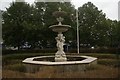 View of the fountain in Coronation Gardens