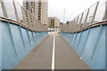 View back along the footbridge to Ruckholt Road