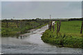 SD2668 : Gate and Farm Track near Newbiggin by David Dixon
