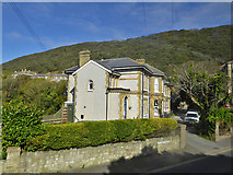 SZ5677 : Houses off Trinity Road, Ventnor by Robin Webster