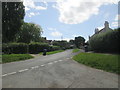 SO8729 : Deerhurst  village  street  on  bin  day by Martin Dawes