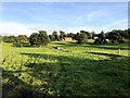 Farmland and buildings near Hare Hill